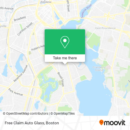 Free Claim Auto Glass map