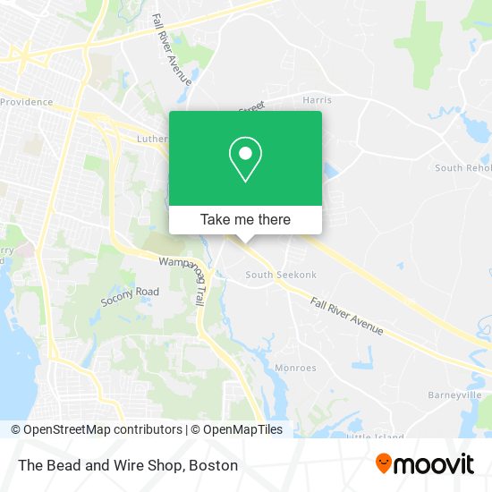 The Bead and Wire Shop map