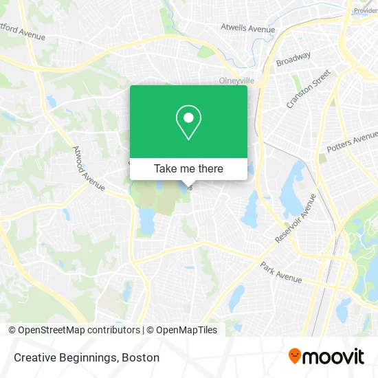 Creative Beginnings map
