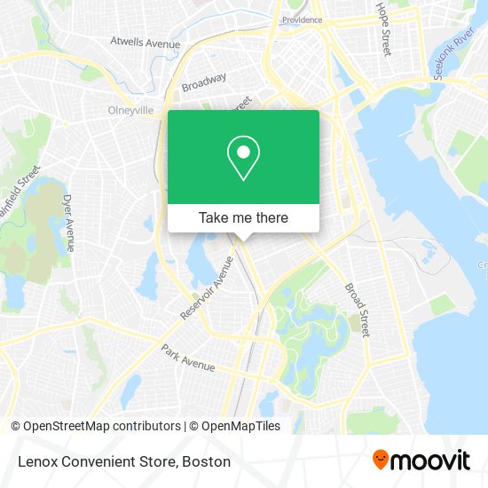 Mapa de Lenox Convenient Store