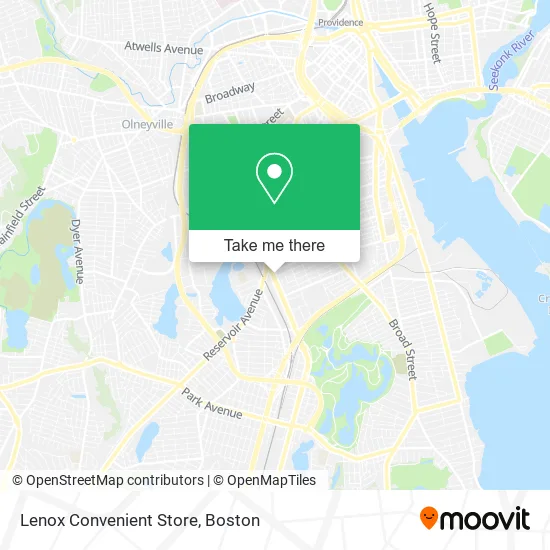 Lenox Convenient Store map