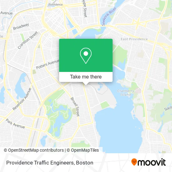 Providence Traffic Engineers map