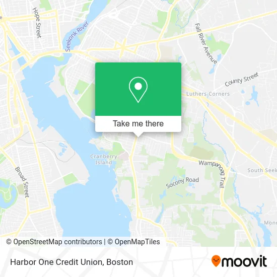 Harbor One Credit Union map
