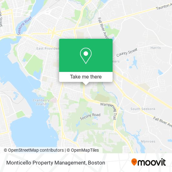 Monticello Property Management map