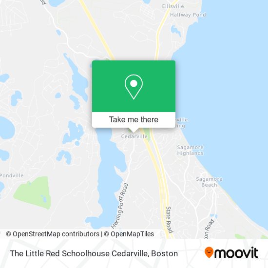 Mapa de The Little Red Schoolhouse Cedarville