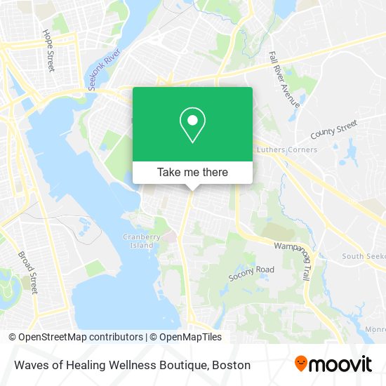 Waves of Healing Wellness Boutique map