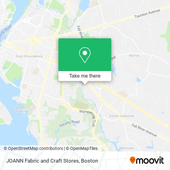 Mapa de JOANN Fabric and Craft Stores