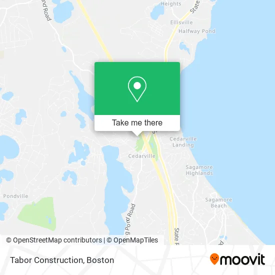 Tabor Construction map