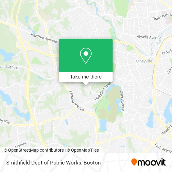 Mapa de Smithfield Dept of Public Works