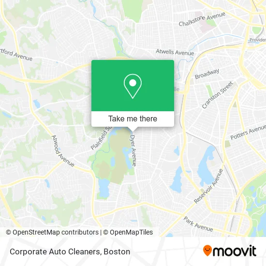 Corporate Auto Cleaners map
