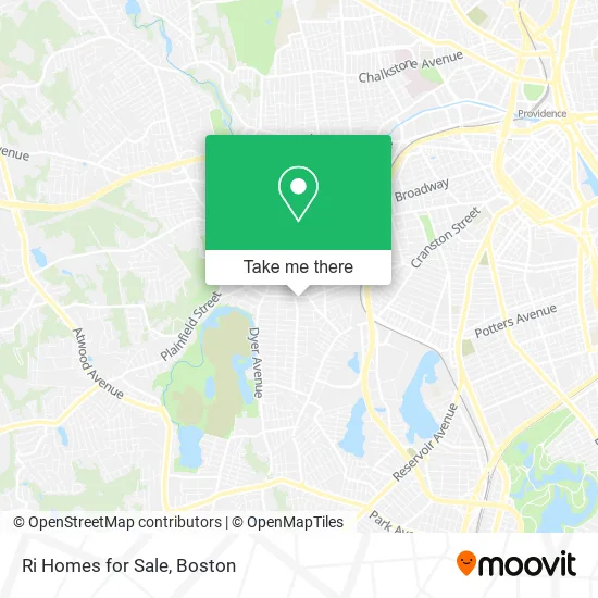 Ri Homes for Sale map