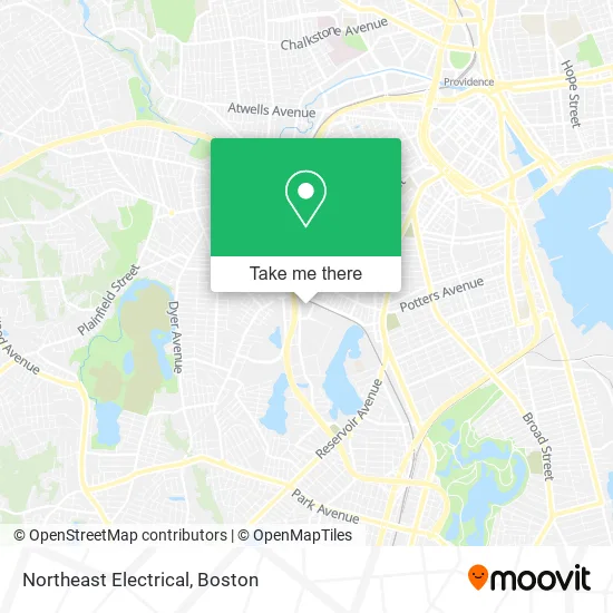 Northeast Electrical map