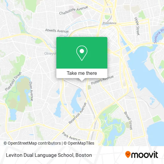 Leviton Dual Language School map