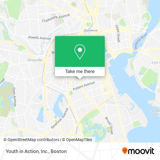 Youth in Action, Inc. map