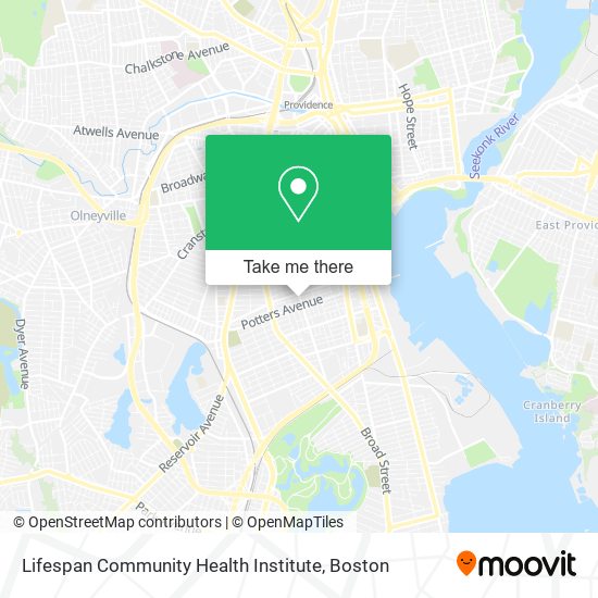 Lifespan Community Health Institute map