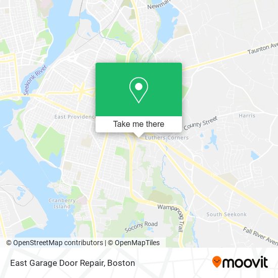 Mapa de East Garage Door Repair