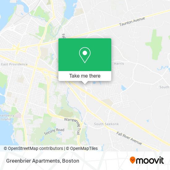 Greenbrier Apartments map