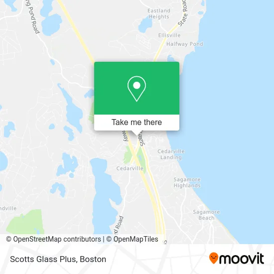 Scotts Glass Plus map