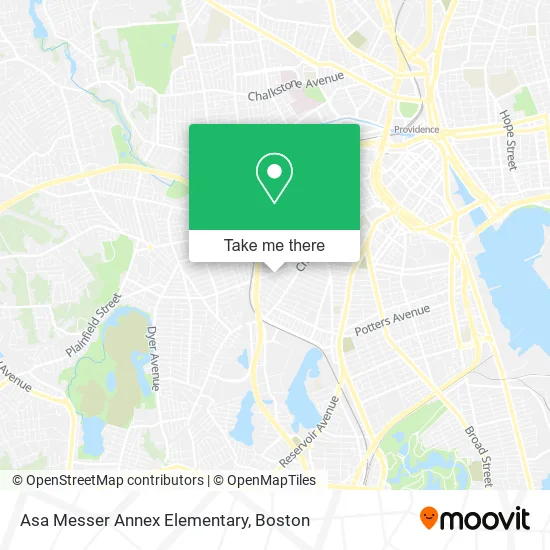 Asa Messer Annex Elementary map