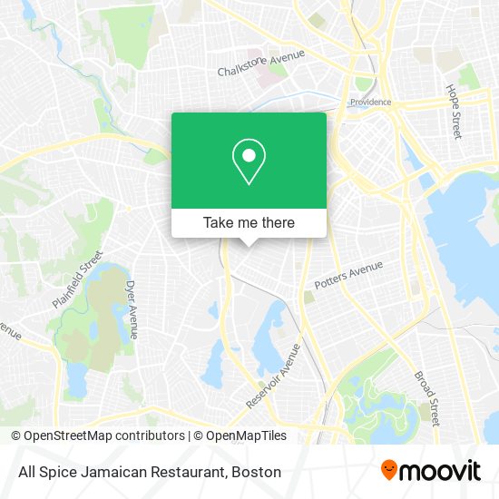 All Spice Jamaican Restaurant map