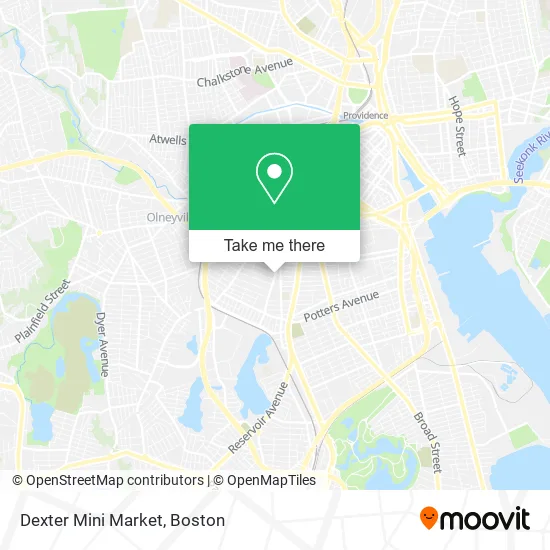 Dexter Mini Market map