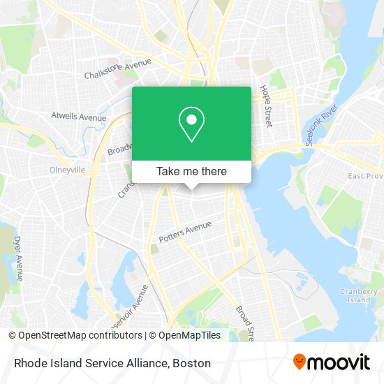 Rhode Island Service Alliance map