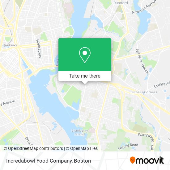 Incredabowl Food Company map