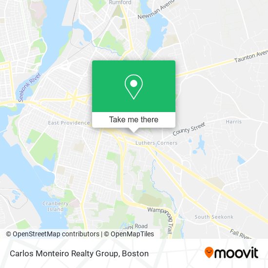 Carlos Monteiro Realty Group map