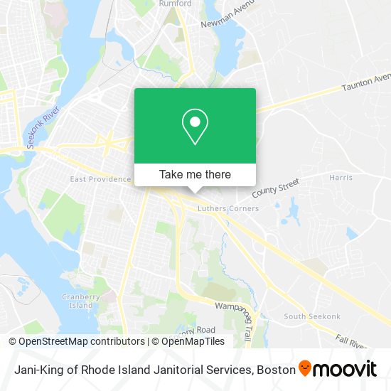 Mapa de Jani-King of Rhode Island Janitorial Services