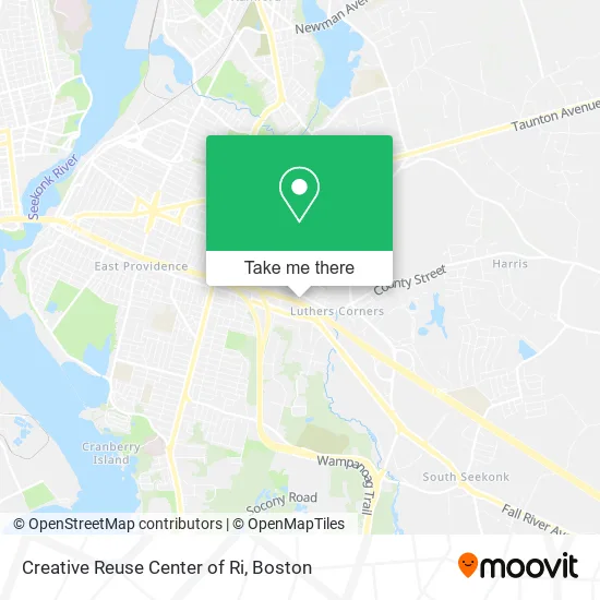 Creative Reuse Center of Ri map