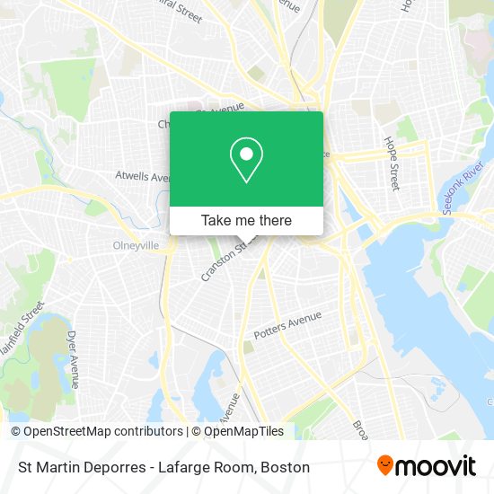 St Martin Deporres - Lafarge Room map
