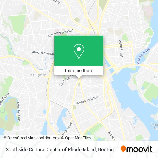 Mapa de Southside Cultural Center of Rhode Island