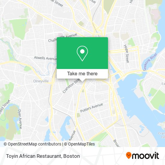 Toyin African Restaurant map