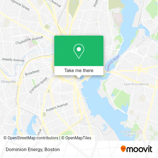 Dominion Energy map