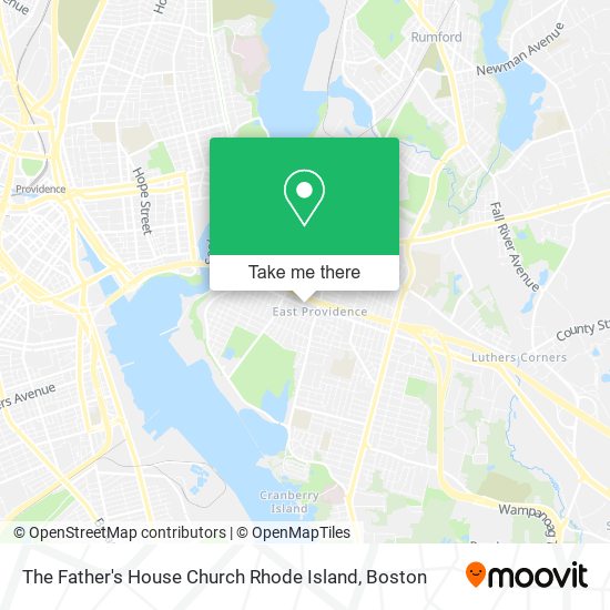 Mapa de The Father's House Church Rhode Island