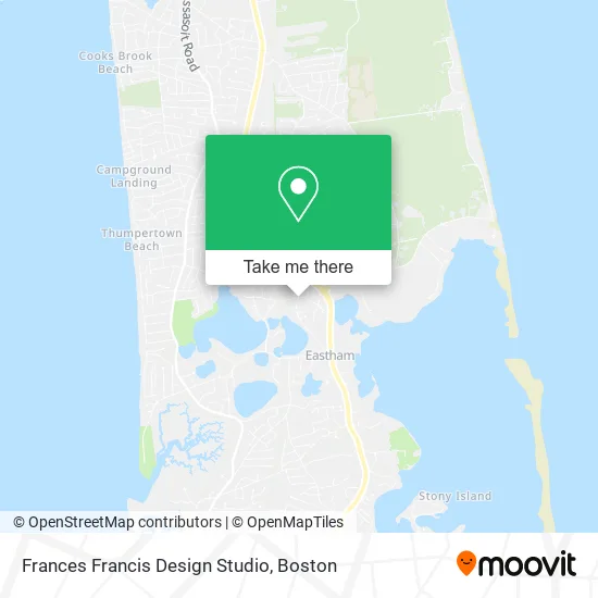 Frances Francis Design Studio map
