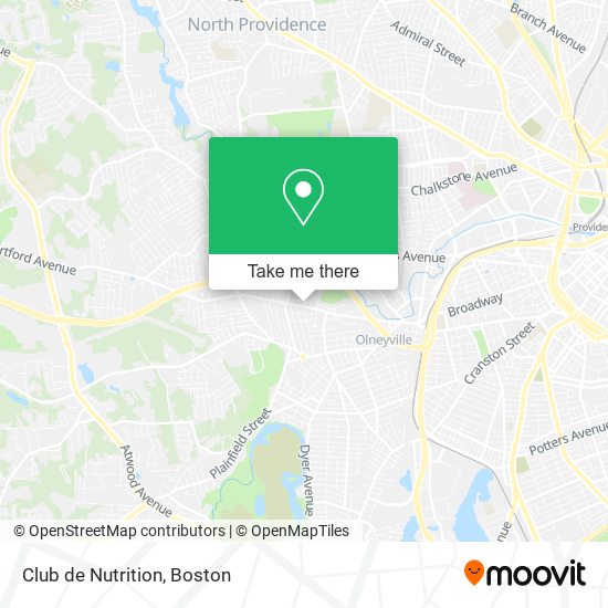 Mapa de Club de Nutrition