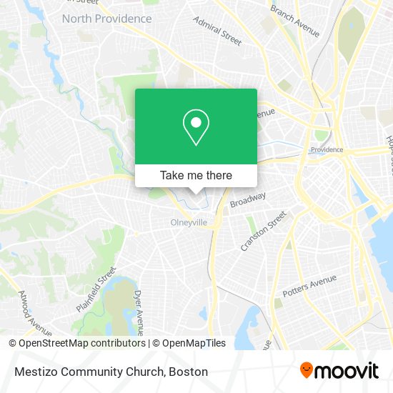 Mestizo Community Church map
