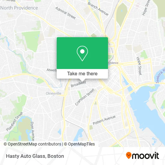 Hasty Auto Glass map