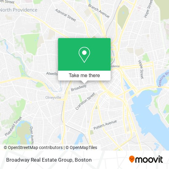 Broadway Real Estate Group map