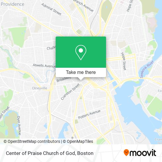 Center of Praise Church of God map