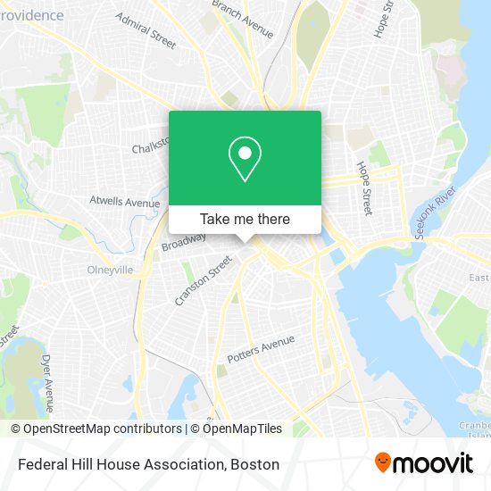 Federal Hill House Association map