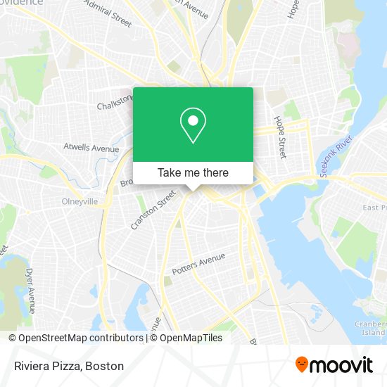 Riviera Pizza map