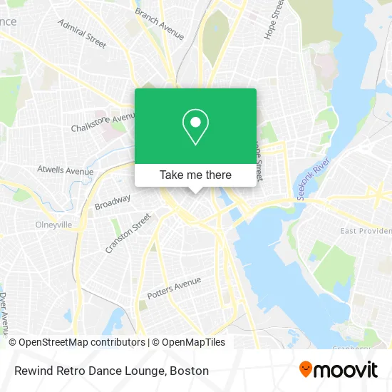 Rewind Retro Dance Lounge map