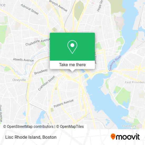 Lisc Rhode Island map