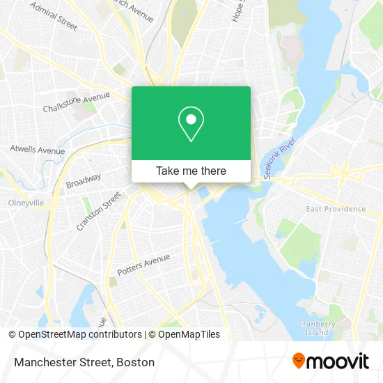 Manchester Street map