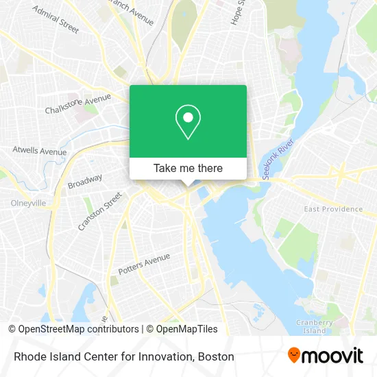 Rhode Island Center for Innovation map