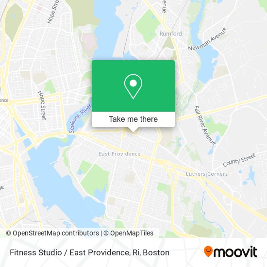 Fitness Studio / East Providence, Ri map