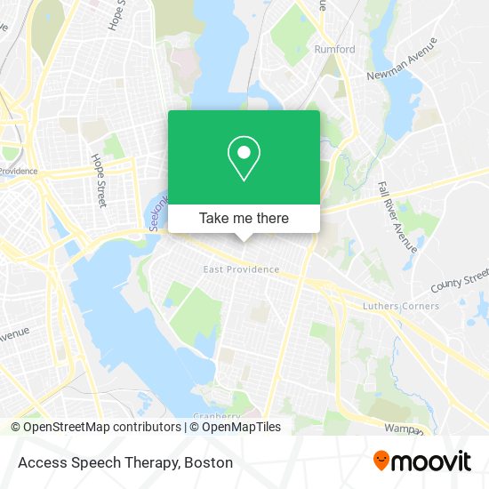 Mapa de Access Speech Therapy