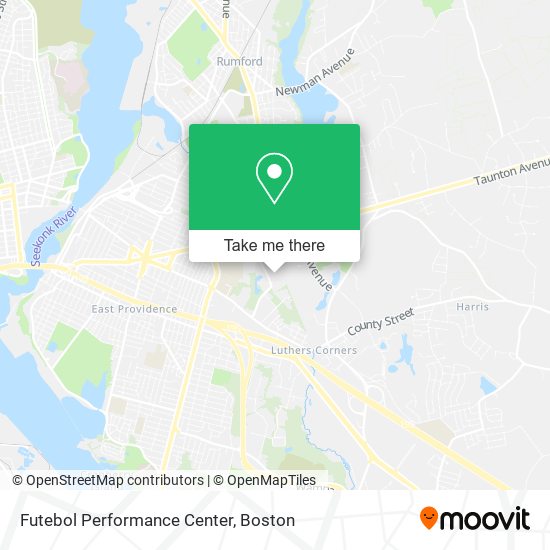 Futebol Performance Center map